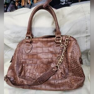 Audrey Brooke handbag with gold detailing